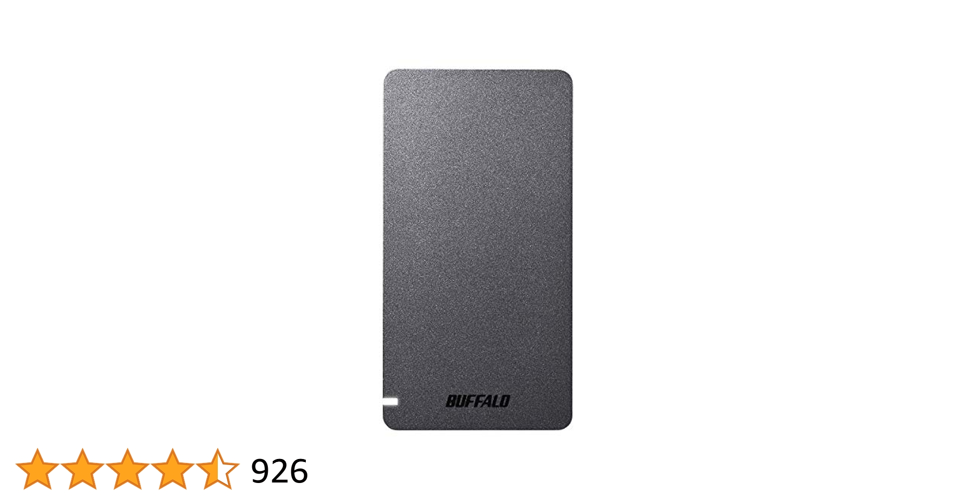 BUFFALO USB3.2Gen2 ポータブルSSD 960GB Amazon | SSD-PGM960U3-B(ブラック) USB 3.2(Gen 2) Type C & A